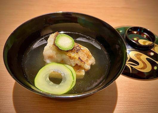 甘鯛 焼茄子とうふ椀　～ ６月の御椀 ～