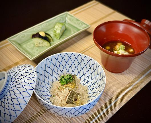 鮎ご飯　～ ８月の食事 ～