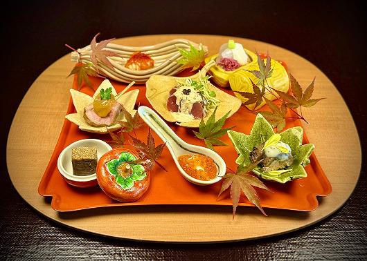 錦秋の盛り合せ　～ １０月の前菜 ～