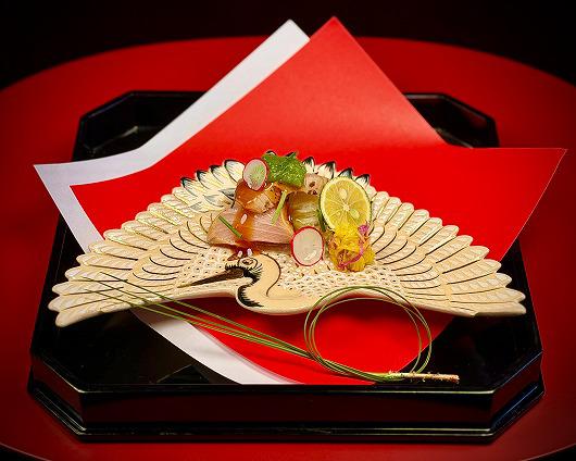 寒鰤のたたき　～ １月の先附 ～