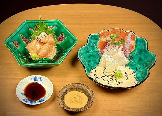 真子鰈 と 本鱒　～ ５月の御造り ～