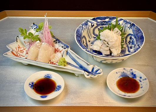初鱧 と 真子鰈　～ ６月の御造り ～
