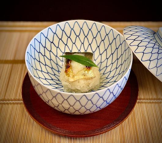 鮎の飯蒸し うるか餡かけ　～ ８月の御凌ぎ ～